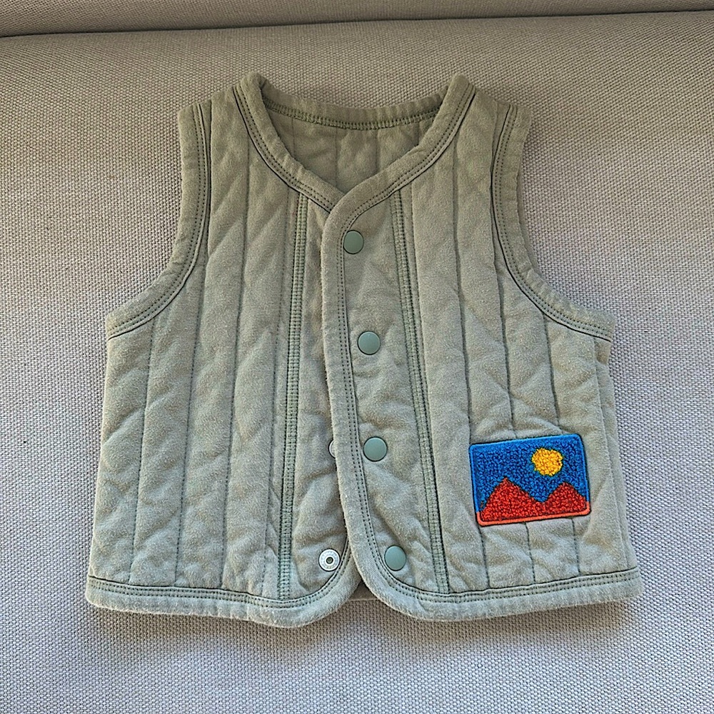 Baby Cotton padded vest 12-18m